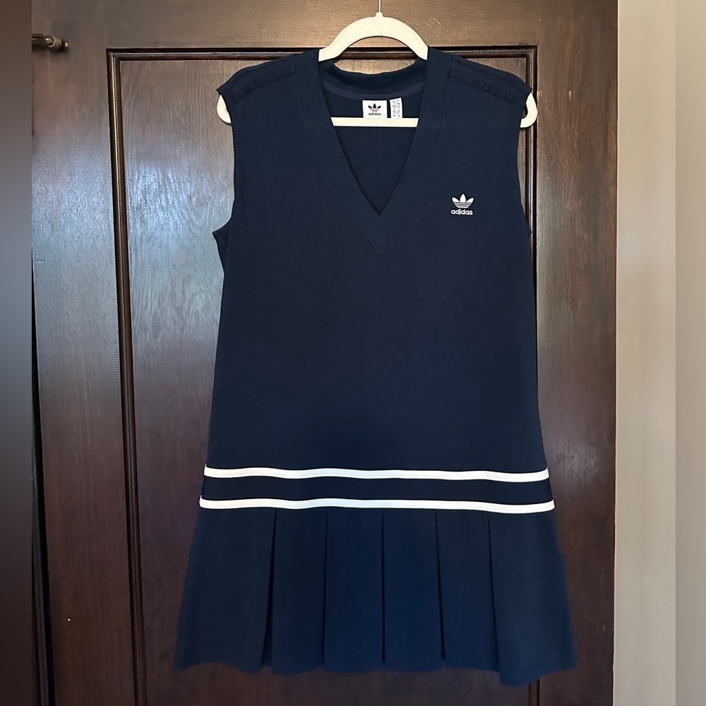 Navy Adidas Tennis Dress, Navy Size L EUC